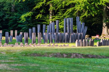 Sarmizegetusa Regia kalıntıları, andezit kutsal, Romanya.