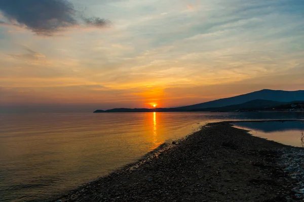 Amazing Sunset Sea — Stock Photo, Image