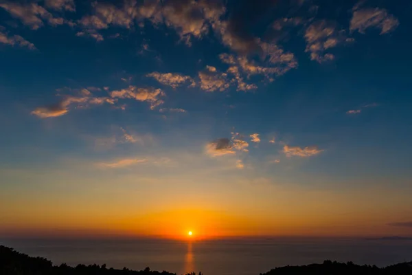 Atemberaubender Sonnenuntergang Meer — Stockfoto