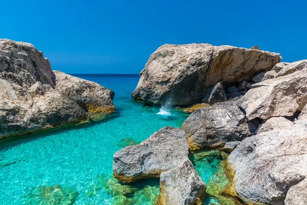 Hermoso Paisaje Marino Verano Grecia —  Fotos de Stock