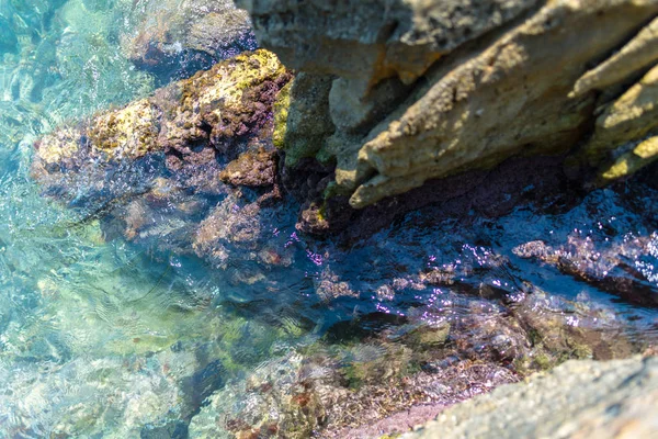 Acqua Dell Oceano Mare Roccioso — Foto Stock