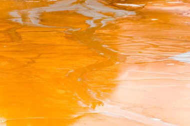 toksik kimyasal Gölü su, tam kare kirli 