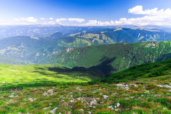 Krajobraz Gór Karpackich Rumunia — Zdjęcie stockowe