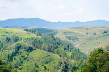 manzara Karpat Dağları, Romanya.