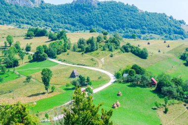 manzara Karpat Dağları, Romanya.