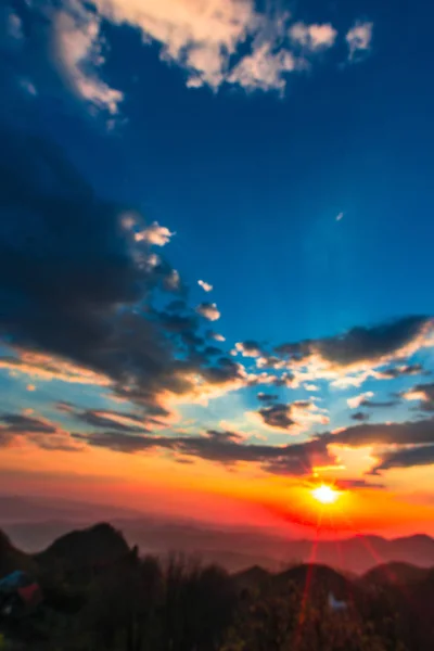 Яркое Красивое Небо Заката — стоковое фото