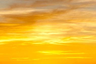 turuncu günbatımı gökyüzü, tam kare