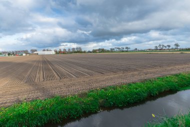 Bahar sezonu için saha hazırlığı, tarım.