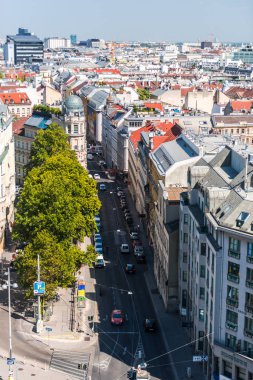Deva şehir manzarası, Romanya.