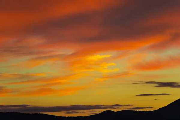 Majestätischer Sonnenuntergang Oder Sonnenaufgang — Stockfoto