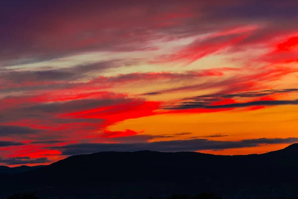 Field Glowing Sunset Background — Stock Photo, Image