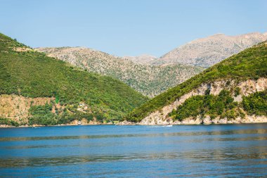 Seascape arka plan, Yunanistan doğa.