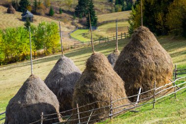 Dağların manzarası, Romanya.