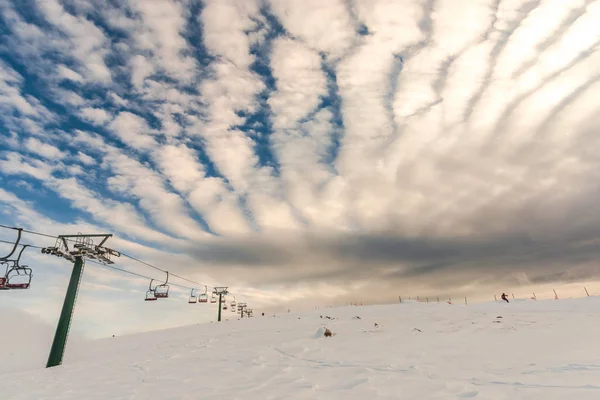 Снежные Зимние Горы Румынии — стоковое фото