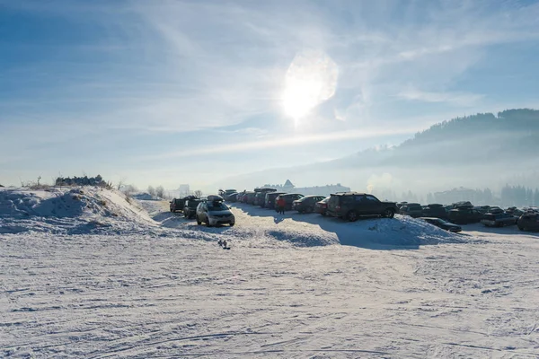 Station Ski Hiver Predeal Clabucet Roumanie — Photo