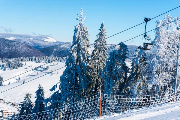 Verschneite Berge Reise Nach Rumänien — Stockfoto