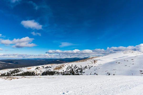 Montañas Nevadas Viaje Rumania — Foto de Stock