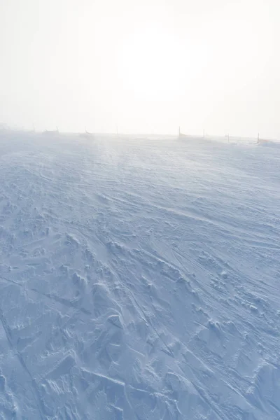 Сніговий Покритий Пейзаж Взимку — стокове фото