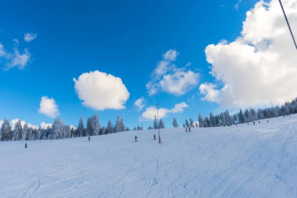 Winterskigebiet Predeal Clabucet Rumänien — Stockfoto