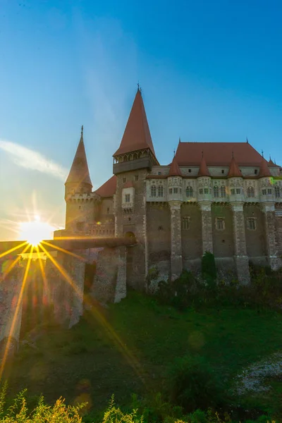 Old Medieval Castle Corvimesti Castle Hunedoara Romania — Stock Photo, Image