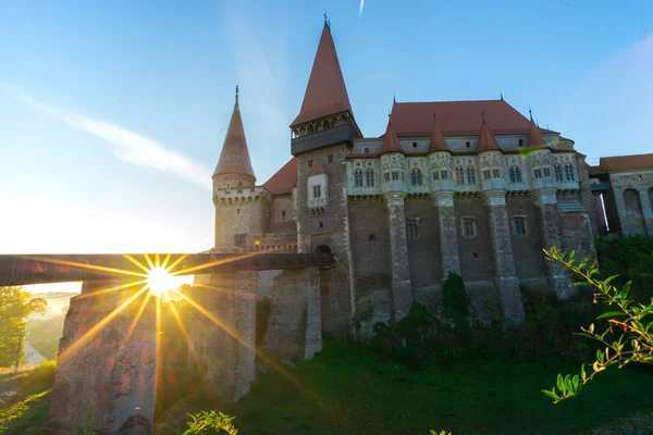 Old Medieval Castle Corvimesti Castle Hunedoara Romania — Stock Photo, Image