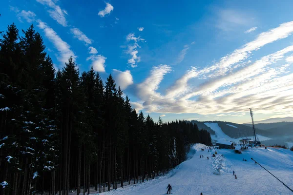 Winterskigebiet Predeal Clabucet Rumänien — Stockfoto