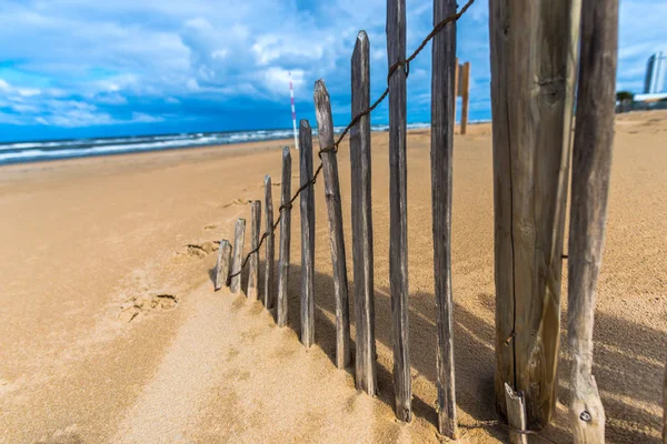 Zeegezicht Sombere Koude Dag Griekenland — Stockfoto