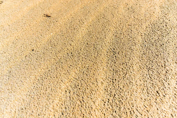 Крупный План Песчаной Поверхности Пляжный Фон — стоковое фото
