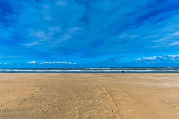 Seascape Evening Cloudy Sky Stock Image