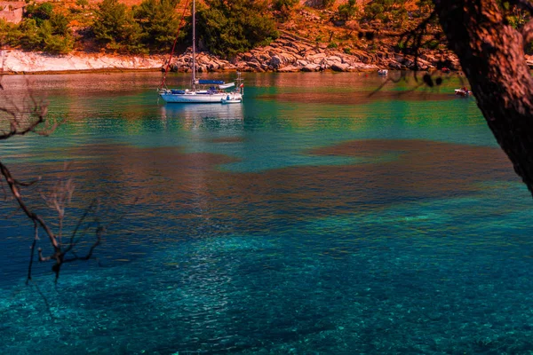 Seascape Background Travel Greece — Stock Photo, Image