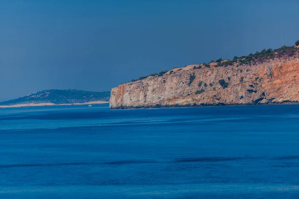 Seascape Arka Plan Yunanistan Seyahat — Stok fotoğraf