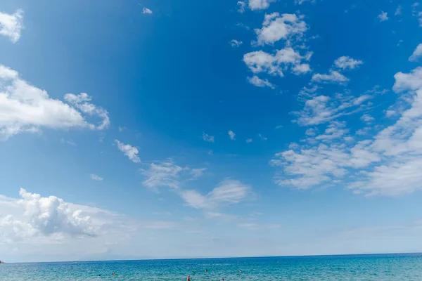 Zakynthos Yunanistan Ağustos 2016 Açık Deniz Suyunun Tadını Çıkaran Turistler — Stok fotoğraf