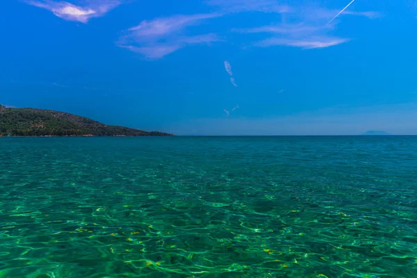 Grécia Paisagem Marinha Fundo Natural — Fotografia de Stock