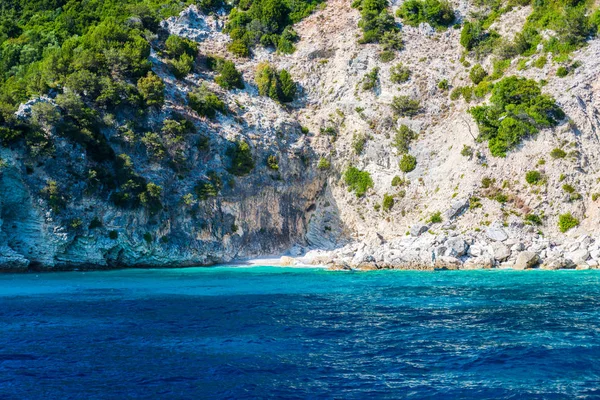 Costa Rocosa Italia Agua Mar Concepto Naturaleza — Foto de Stock