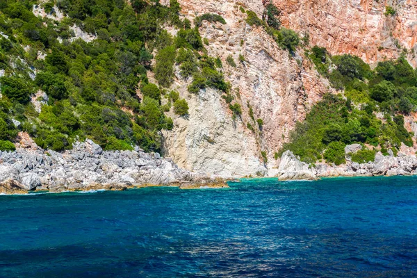 Rocky Seaside Plants Mountain — Stock Photo, Image