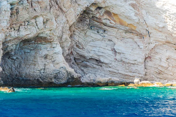 Sardinia Blue Sea Water White Mountain — Stock Photo, Image