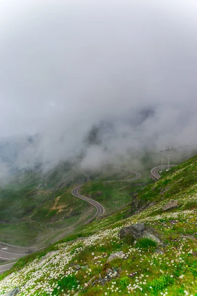 Transfagarashan 산도로와 — 스톡 사진