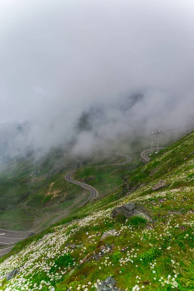 Transfagarashan 산도로와 — 스톡 사진
