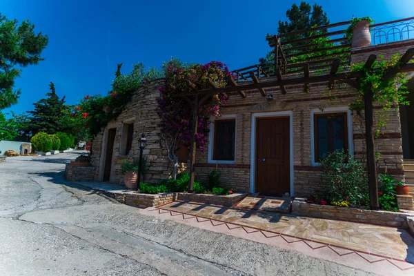 Observación Acogedora Arquitectura Rural Grecia — Foto de Stock