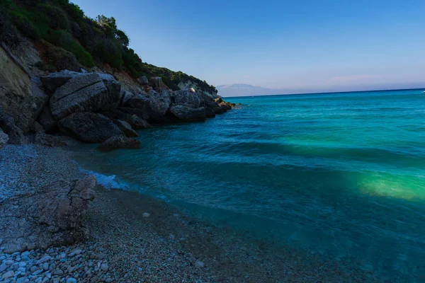 ギリシャの海景 自然の背景 — ストック写真