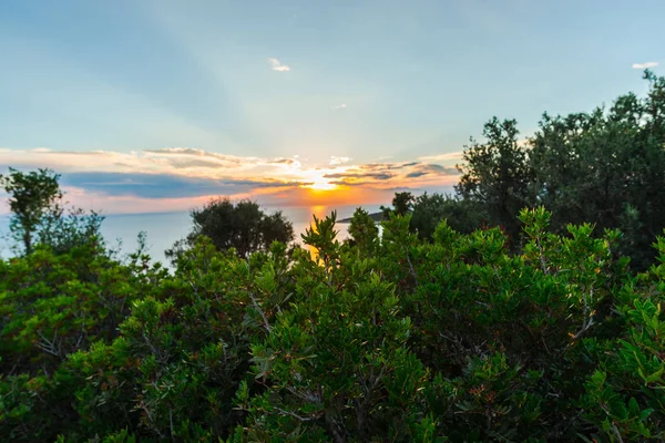 Yunanistan deniz manzarası, doğal arka plan.