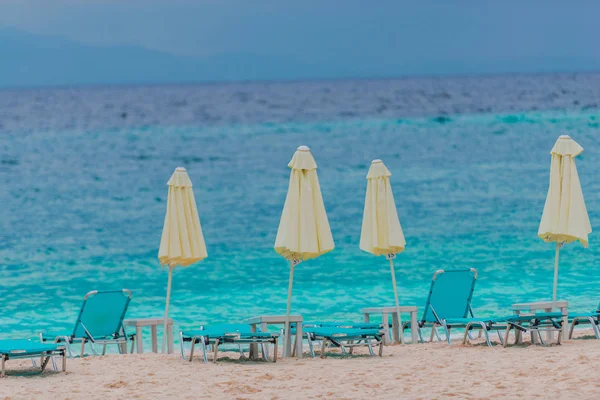 Yunanistan deniz manzarası, doğal arka plan.