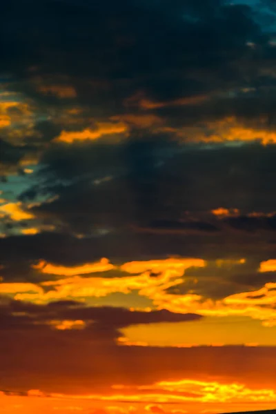 Μαγευτικό Πορτοκαλί Ηλιοβασίλεμα Sunrise Ουρανό Σύννεφα Πλήρους Καρέ — Φωτογραφία Αρχείου