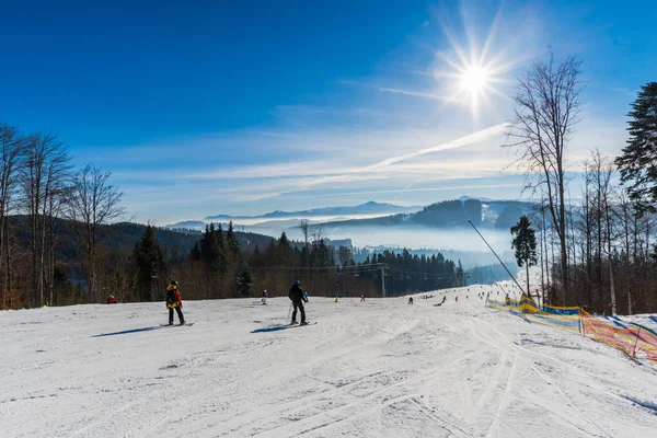 Station Ski Hiver Predeal Clabucet Roumanie — Photo