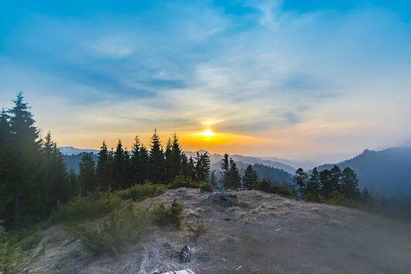 Landschaft Mit Bergen Rumänien — Stockfoto