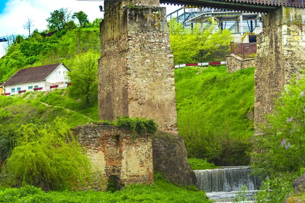 Old Stone Bridge Countryside Romania — Stock Photo, Image