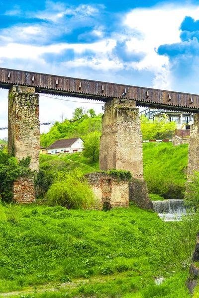 Old Stone Bridge Countryside Romania — Stock Photo, Image