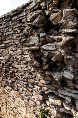 Eski yıkık brickwall arka plan