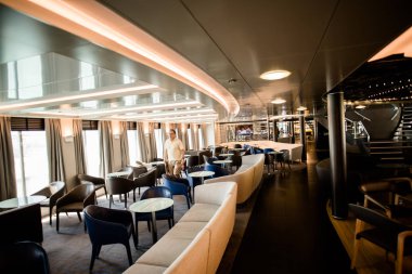 Turistik yat iç, Yunanistan.