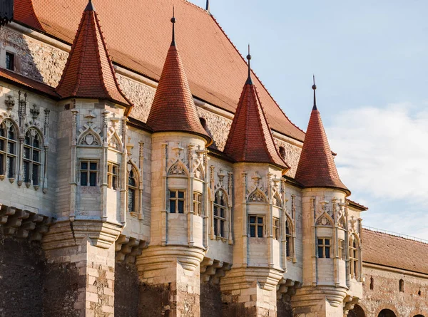 Detalles Castillo Medieval Corvinesti Rumania —  Fotos de Stock